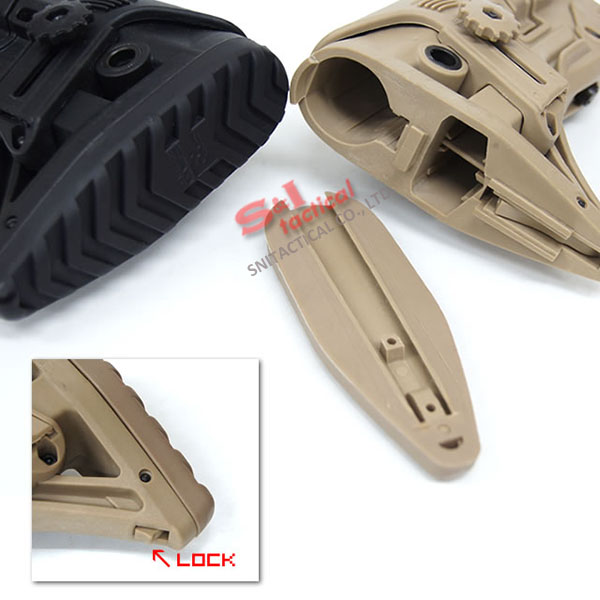 FAB GL-SHOCK Shock Absorbing Collapsible Butt Stock Cheek Rest